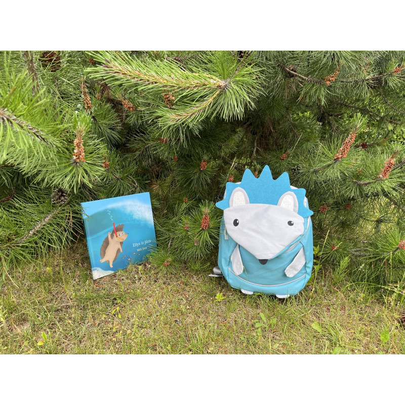 Children's backpack and book "Ežys ir jūra"